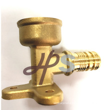 Forging brass pex female wallplate elbow manufacturer in China